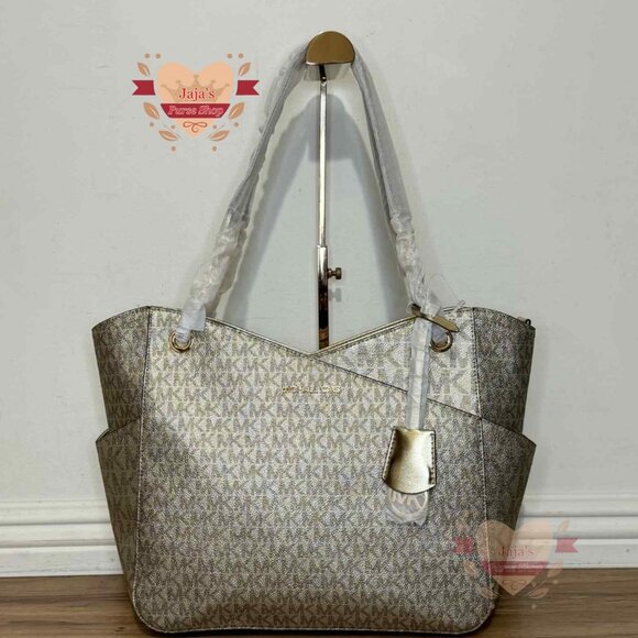 💛Michael Kors Signature Metallic Chain Purse💛 - Picture 1 of 17